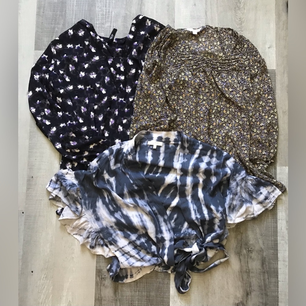 Simply Vera, Lauren Conrad Blouse Bundle Size L